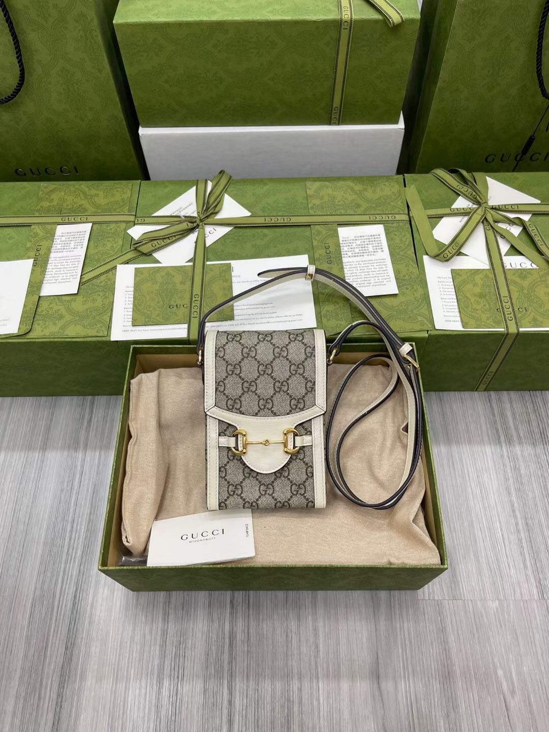 Gucci 1955 Horsebit 625615 White - Replica Bags and Shoes online Store ...