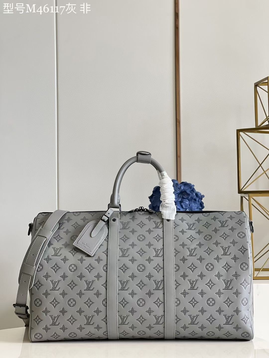 Louis Vuitton Keepall Bandouliere Grey - Replica Bags and Shoes online ...