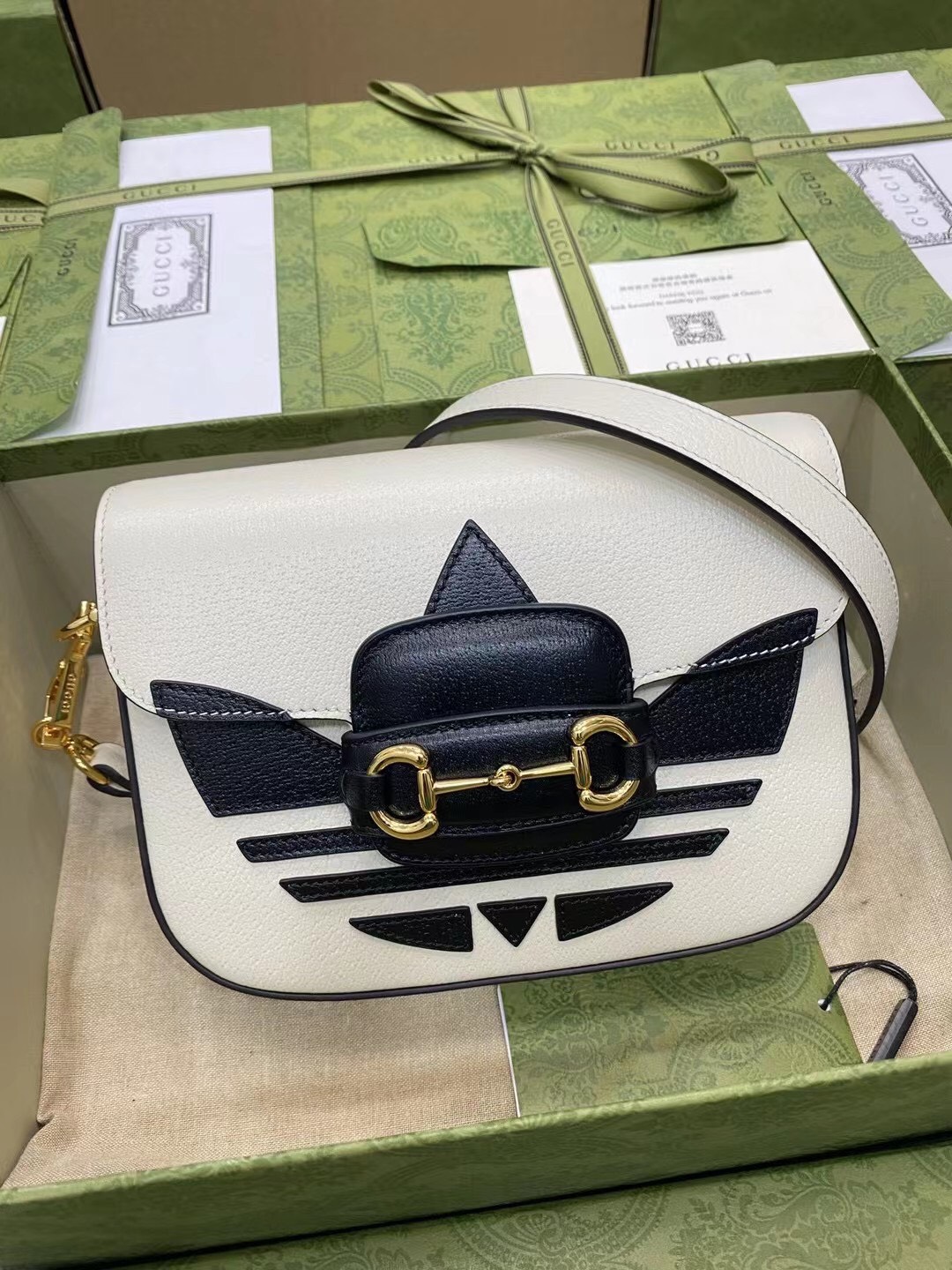 Gucci X Adidas Horsebit 1955 GG658574 Replica Bags and Shoes online