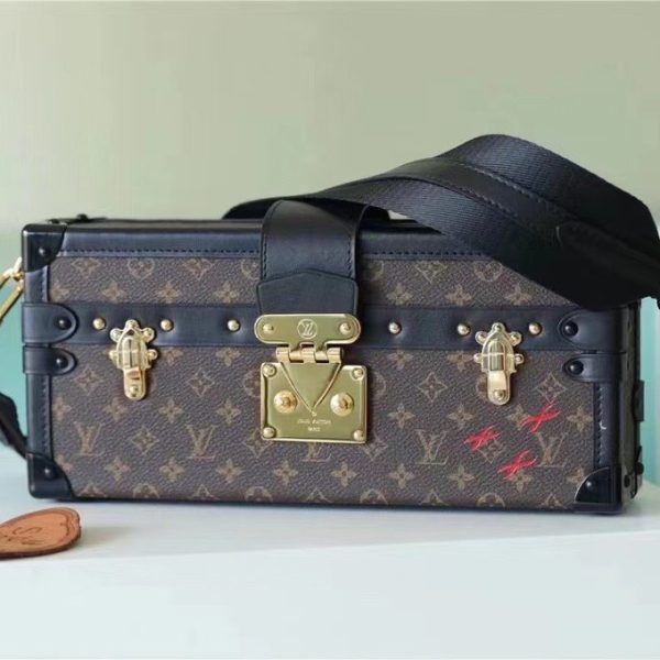 Louis Vuitton Monogram Canvas Petite Malle East West Gold Hardware, 2022  Available For Immediate Sale At Sotheby's