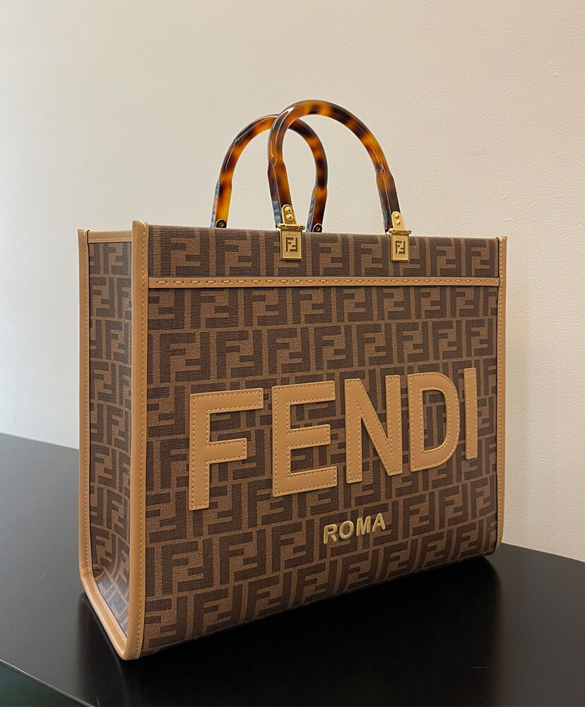 Fendi Sunshine Large Bag 8BH372 Apricot - AlimorLuxury