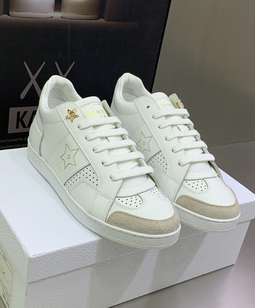Christian Dior Unisex Star Sneaker Cream - Image 4