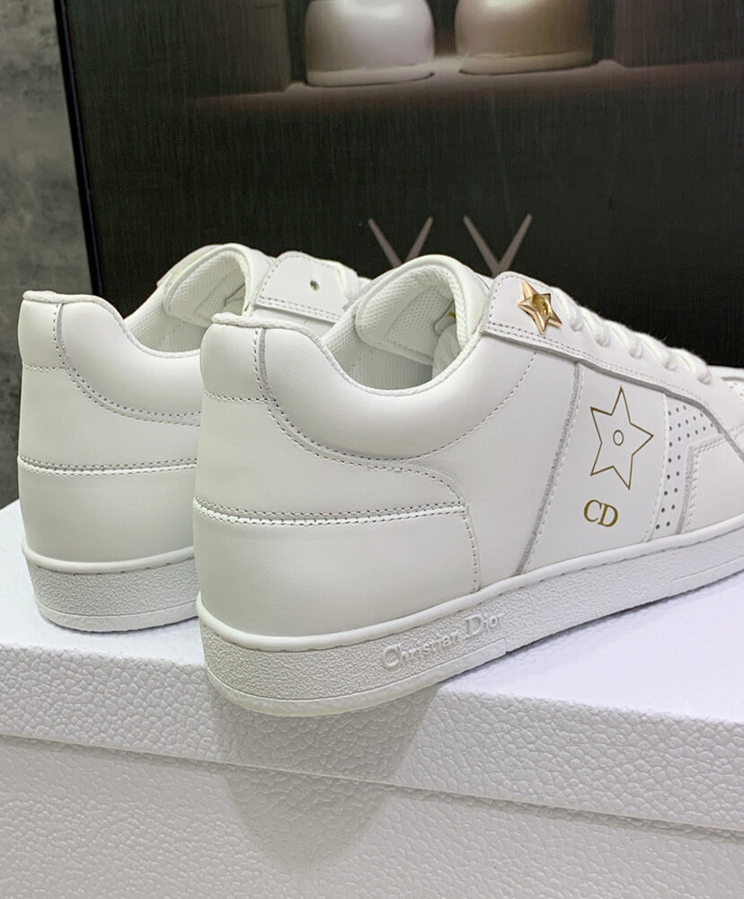 Christian Dior Unisex Star Sneaker Cream - Image 8