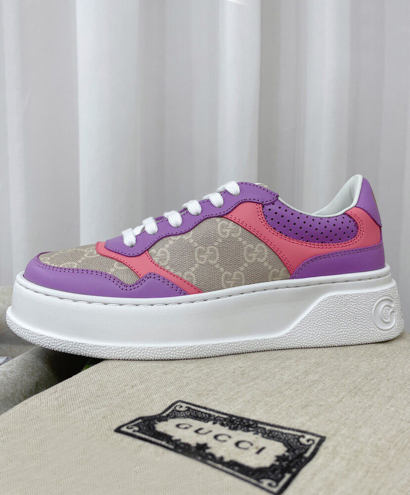 Gucci Unisex GG Sneaker Purple - Image 4