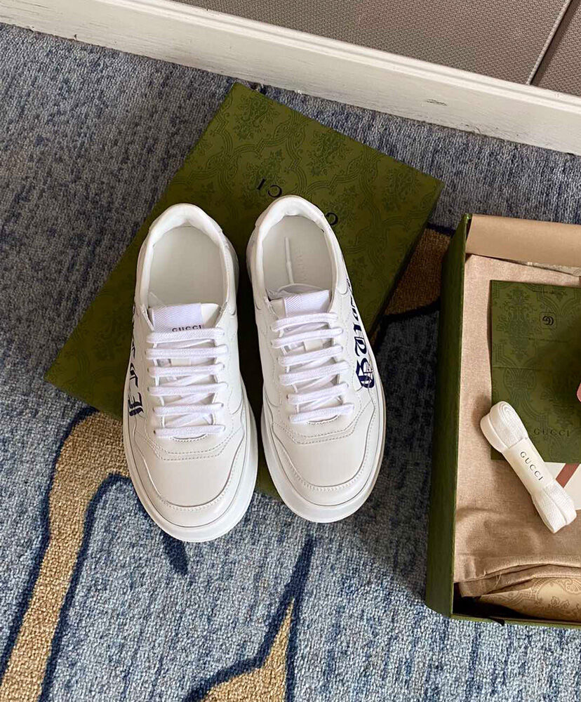 Gucci Unisex Floral 'Soave' Sneaker - Image 3