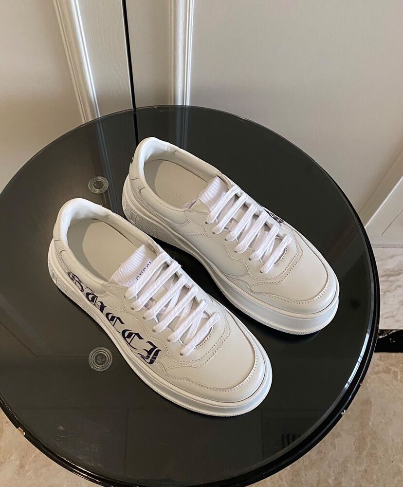 Gucci Unisex Floral 'Soave' Sneaker - Image 4