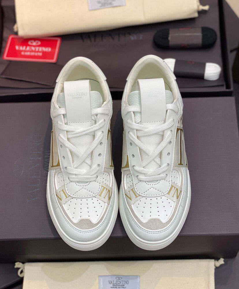 Valentino Unisex Calfskin Vl7n Sneaker With Bands - Image 3