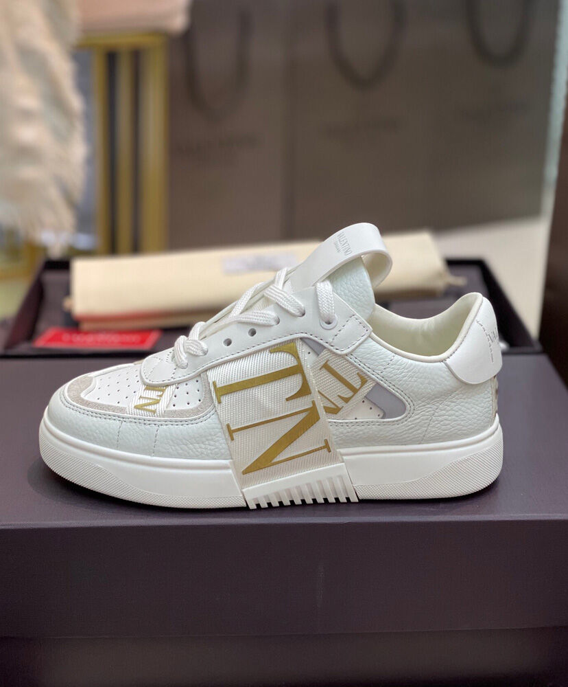 Valentino Unisex Calfskin Vl7n Sneaker With Bands - Image 6