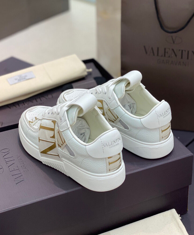 Valentino Unisex Calfskin Vl7n Sneaker With Bands - Image 7