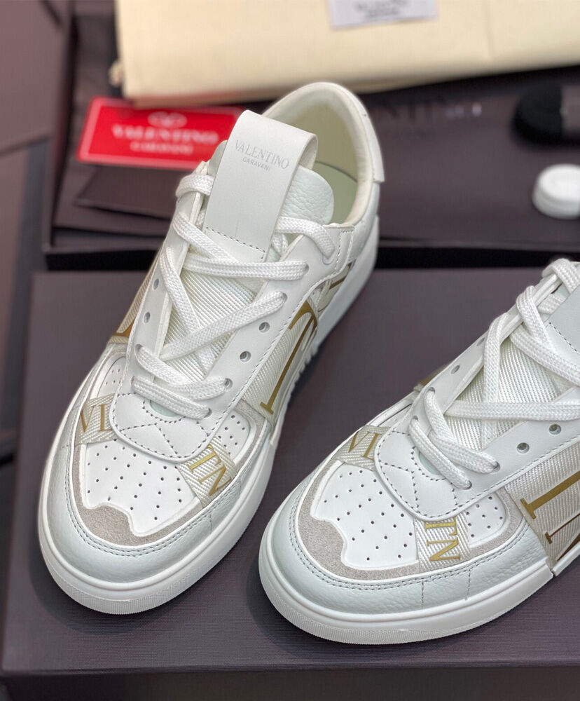 Valentino Unisex Calfskin Vl7n Sneaker With Bands - Image 8