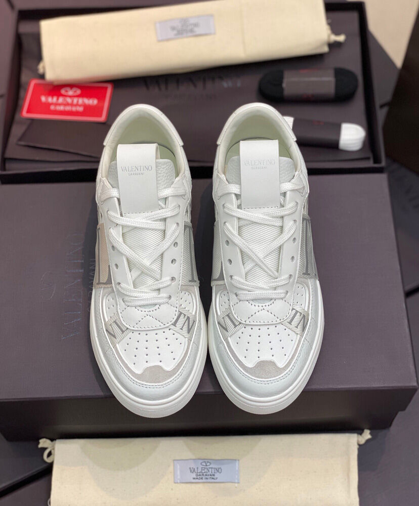 Valentino Unisex Calfskin Vl7n Sneaker With Bands - Image 3