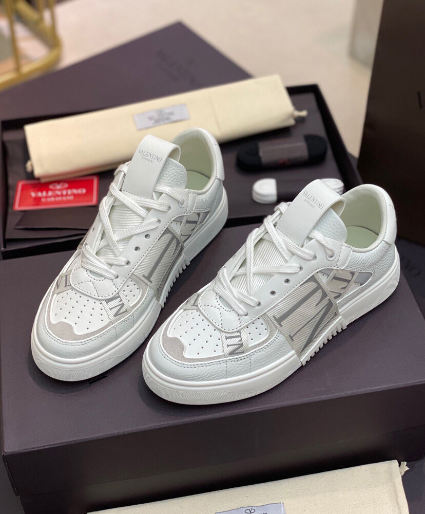 Valentino Unisex Calfskin Vl7n Sneaker With Bands - Image 4