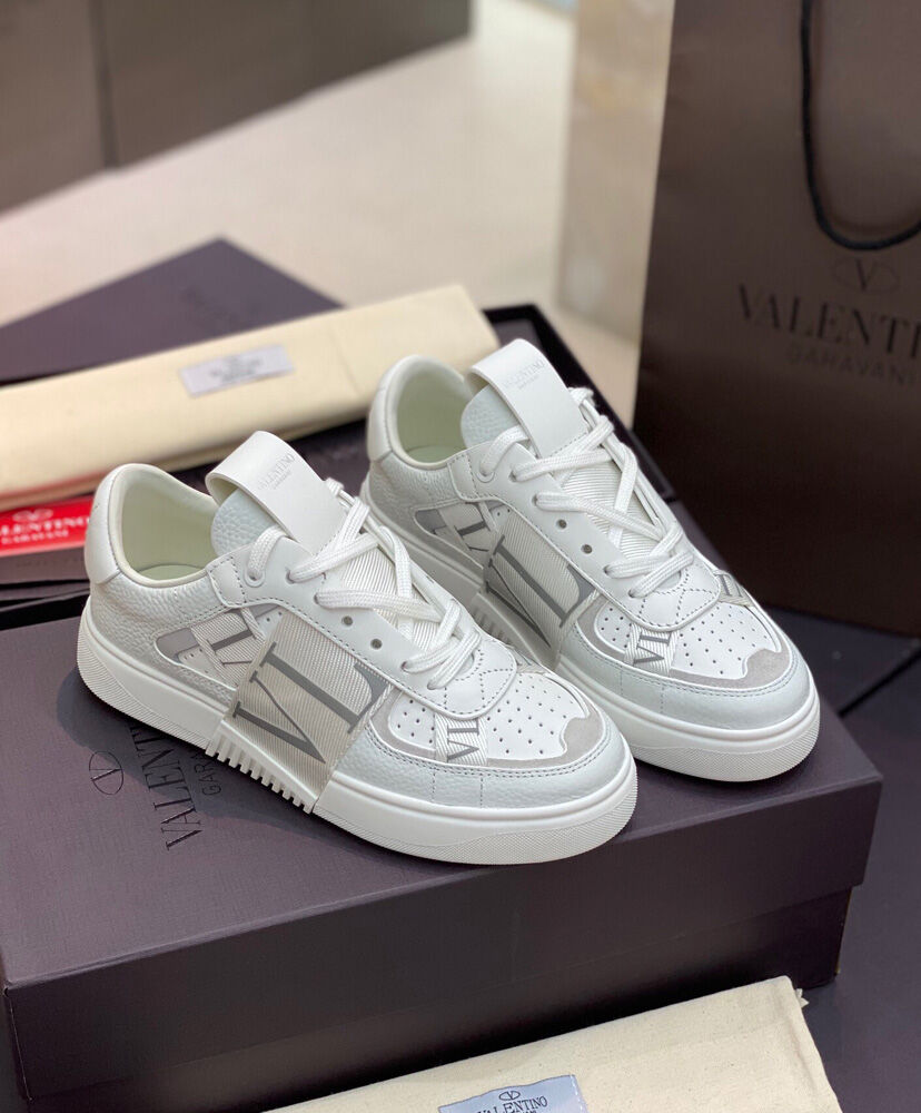 Valentino Unisex Calfskin Vl7n Sneaker With Bands - Image 5