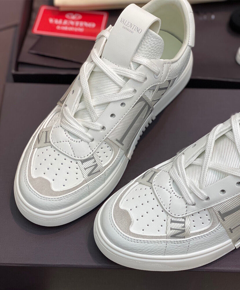 Valentino Unisex Calfskin Vl7n Sneaker With Bands - Image 8