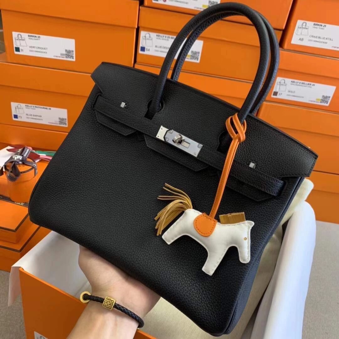 Hermes Birkin 30cm Togo Leather Silver Hardware - Replica Bags and ...