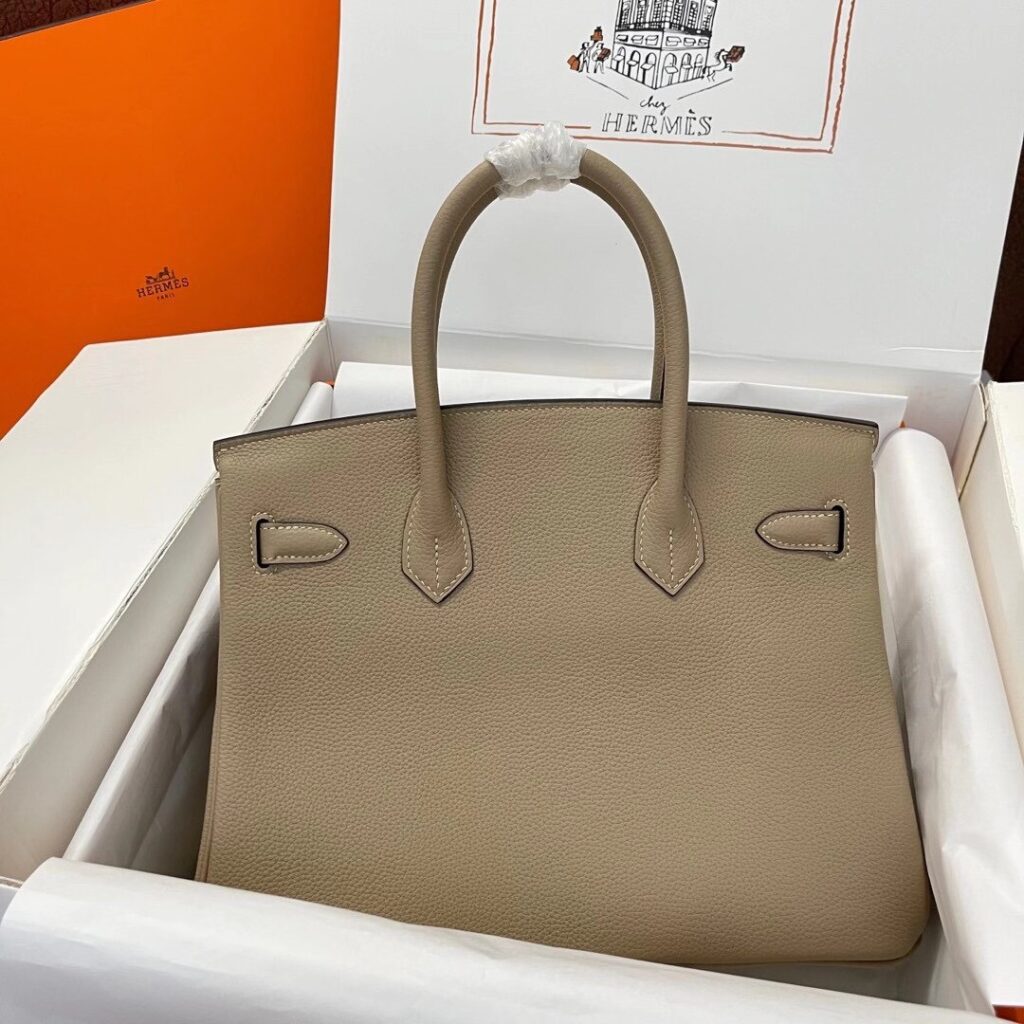 Hermes Birkin 30cm Togo Leather Silver Hardware - AlimorLuxury