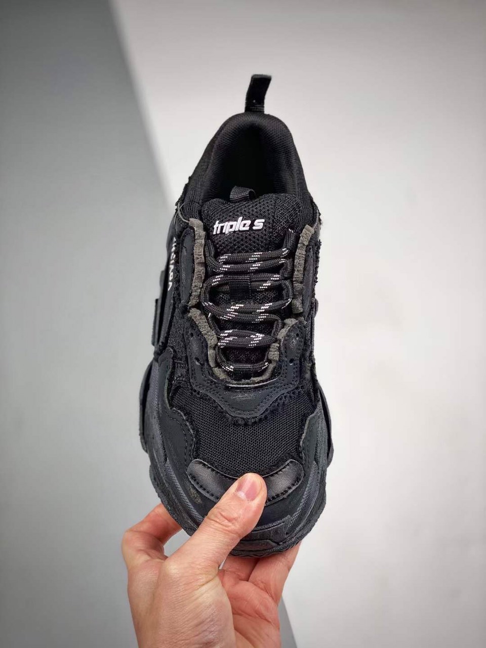 Balenciaga Unisex Tripple S Logo Shoes - Image 8