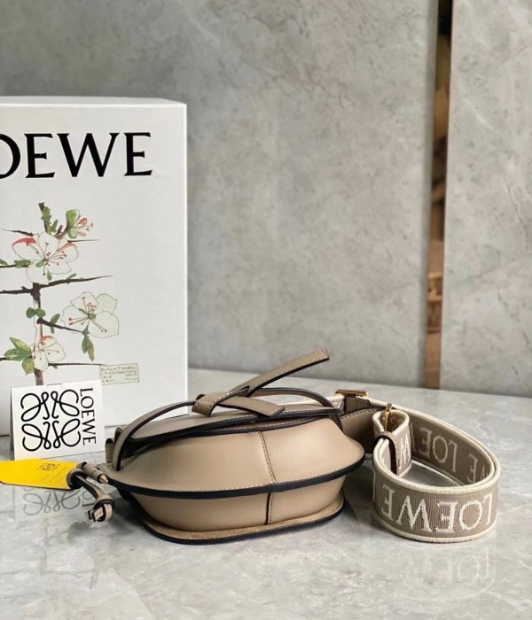 Loewe Mini Gate Dual Bag In Sand Calfskin - Image 5