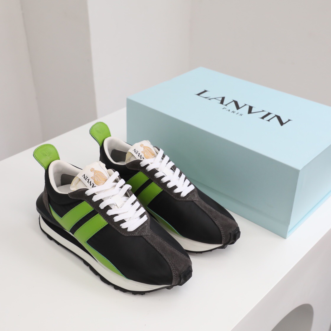 LANVIN NYLON BUMPER SNEAKERS - Image 6