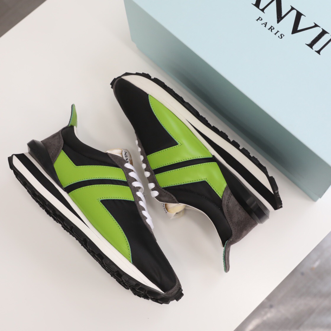 LANVIN NYLON BUMPER SNEAKERS - Image 2