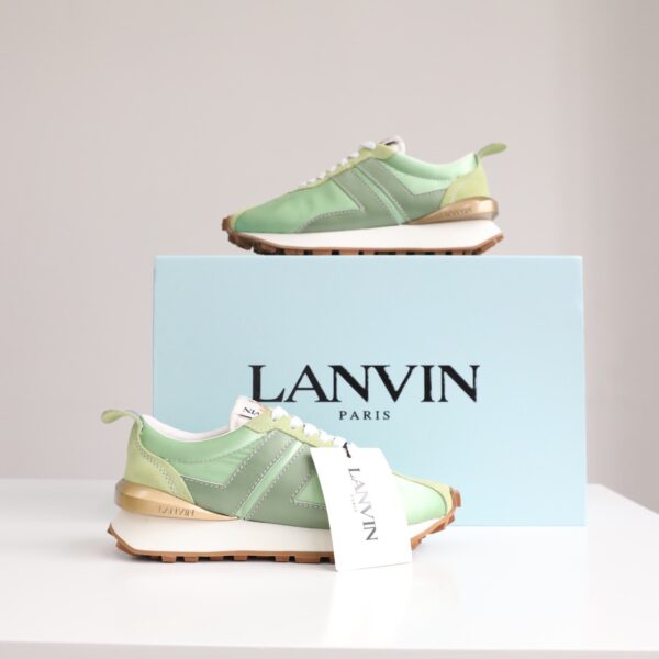 LANVIN NYLON BUMPER SNEAKERS