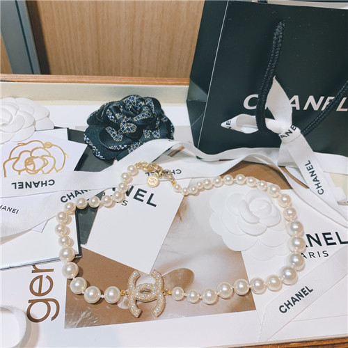 chanel pearl choker necklace - Image 4