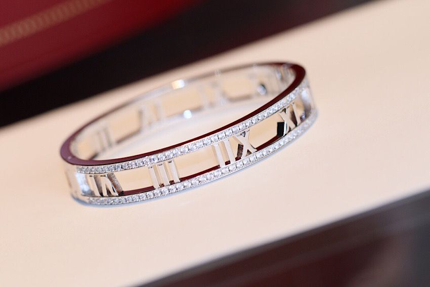 Tiffany n Co. bangle - Atlas Roman Numeral tifjw300-zq - Image 5