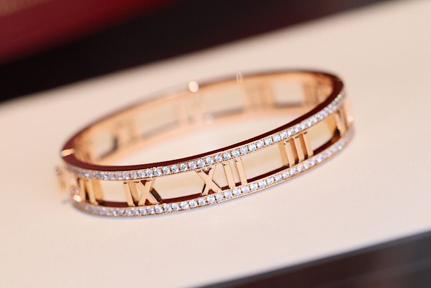 Tiffany n Co. bangle - Atlas Roman Numeral tifjw300-zq - Image 4