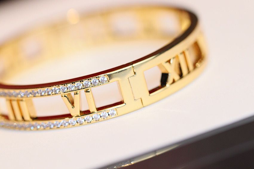 Tiffany n Co. bangle - Atlas Roman Numeral tifjw300-zq - Image 6