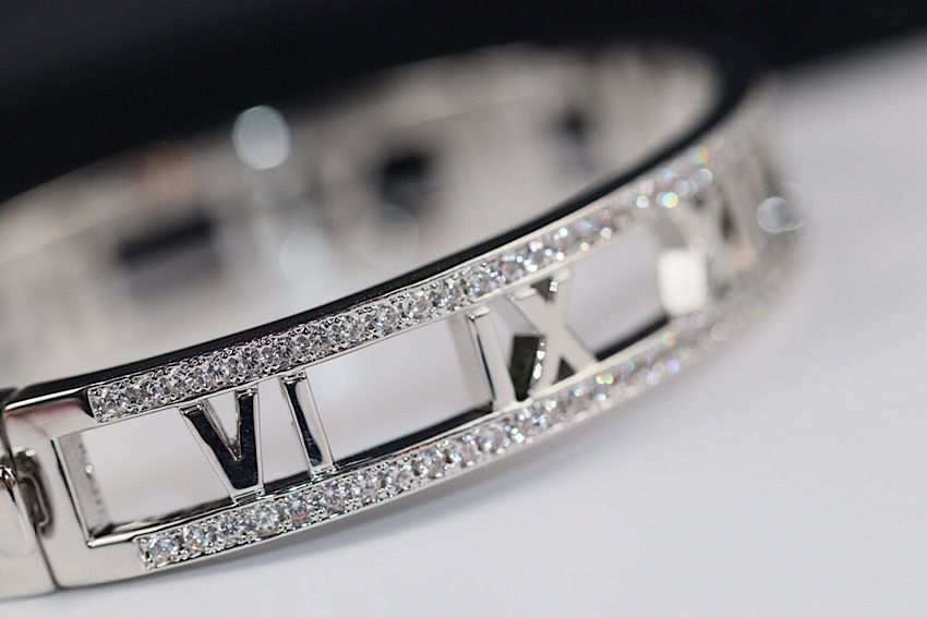 Tiffany n Co. bangle - Atlas Roman Numeral tifjw300-zq - Image 11