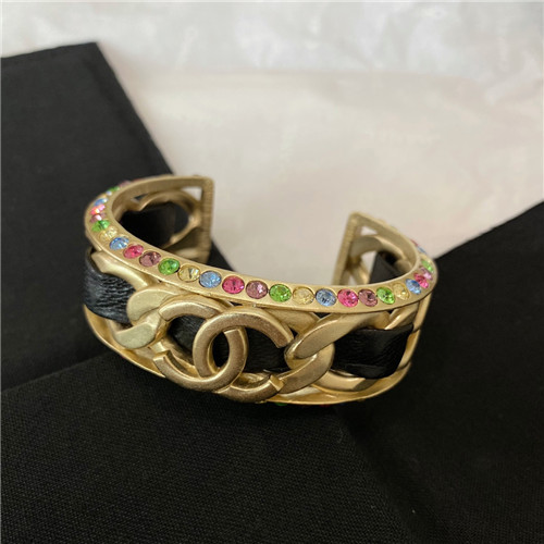 chanel leather bracelet