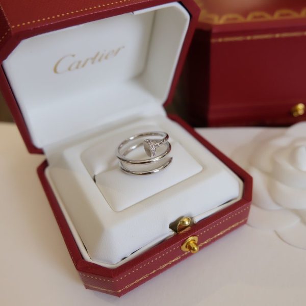 Cartier Ring - JUSTE UN CLOU RING Silver Ref. B4211000 carjw276907151a-zq