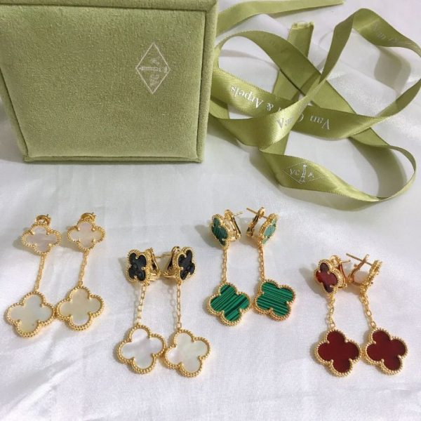 VCA earrings - Vintage Alhambra vcajw1251-lz