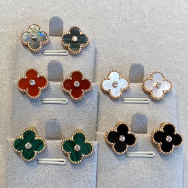 VCA Four-Leaf Clovers earrings vcajw1258-zq