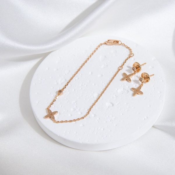 Louis Vuitton Earrings / Louis Vuitton Bracelet / Louis Vuitton Necklace - Q96169 IDYLLE BLOSSOM lvjw271606221-hj