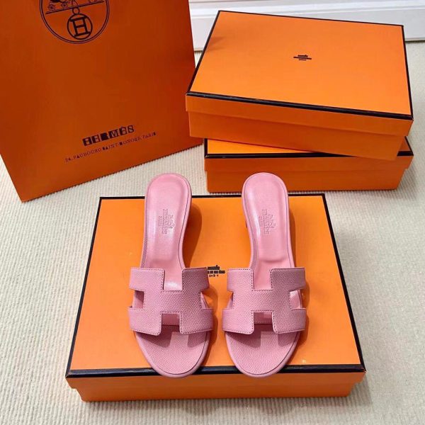 Hermes Oran Epsom Calfskin Sandals
