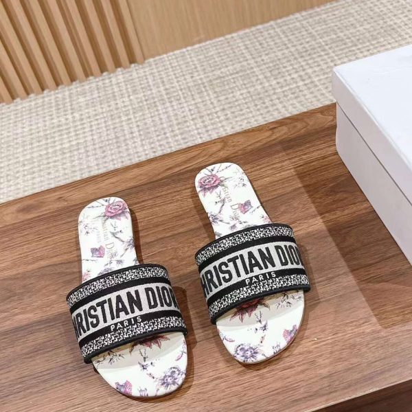 Dior Sandal Slipper Floral