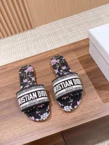 Dior Sandal Slipper Floral
