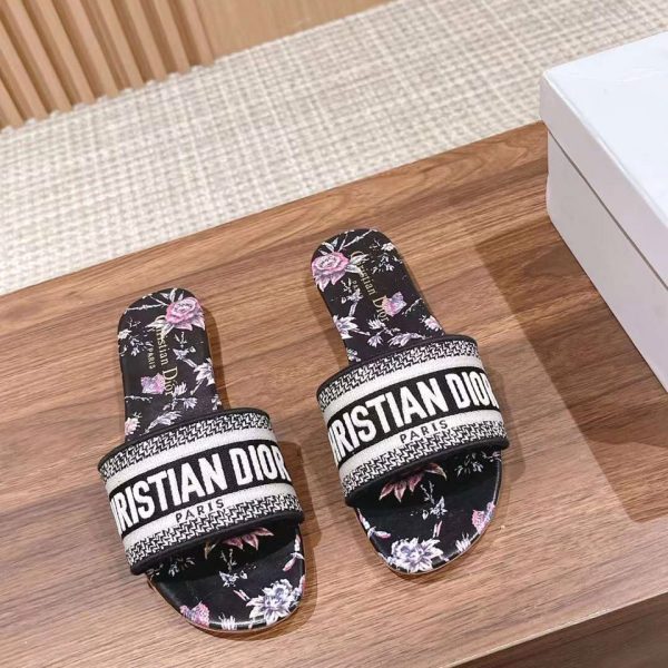 Dior Sandal Slipper Floral