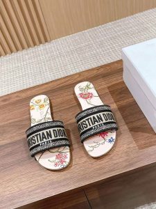Dior Sandal Slipper Floral