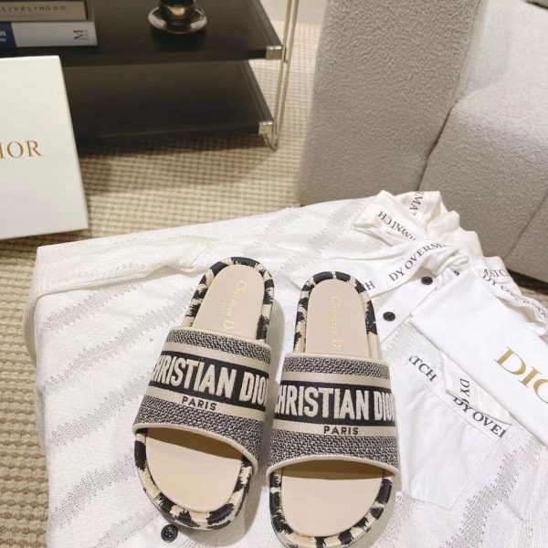 Dior Sandal Slipper Logo 3D