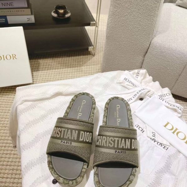 Dior Sandal Slipper Logo 3D