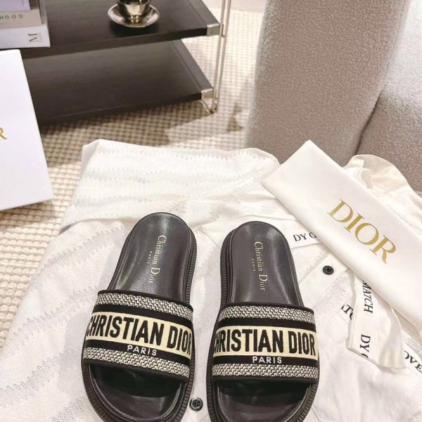 Dior Sandal Slipper Logo 3D