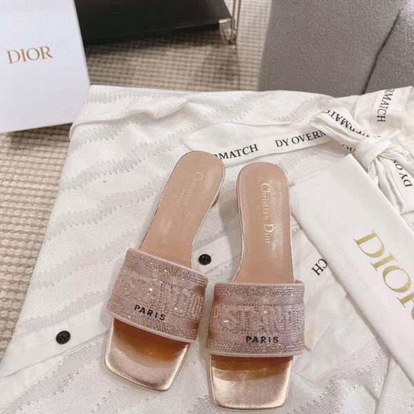 Dior Sandal Slipper Logo 3D