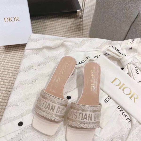 Dior Sandal Slipper Logo 3D