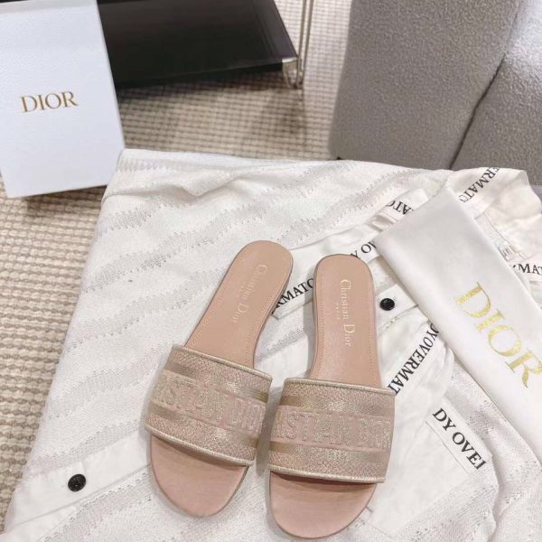 Dior Sandal Slipper Logo 3D