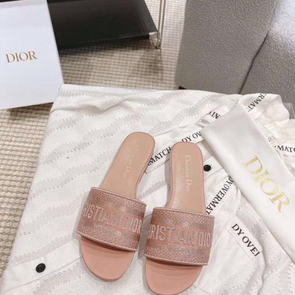 Dior Sandal Slipper Logo 3D