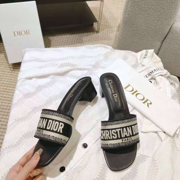 Dior Sandal Slipper Logo 3D 2023