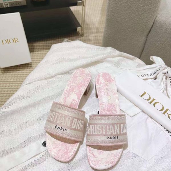 Dior Sandal Slipper Logo 3D 2023