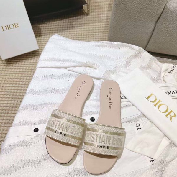 Dior Sandal Slipper Logo 3D 2023